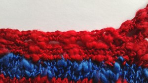 Virkad kant på linne