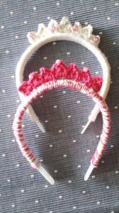 Virkade diadem/tiaror