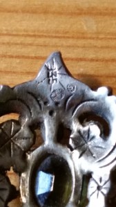 Märkning hänge silver