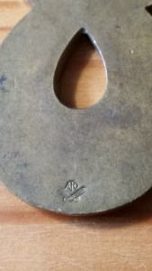 Stämpel hänge brons